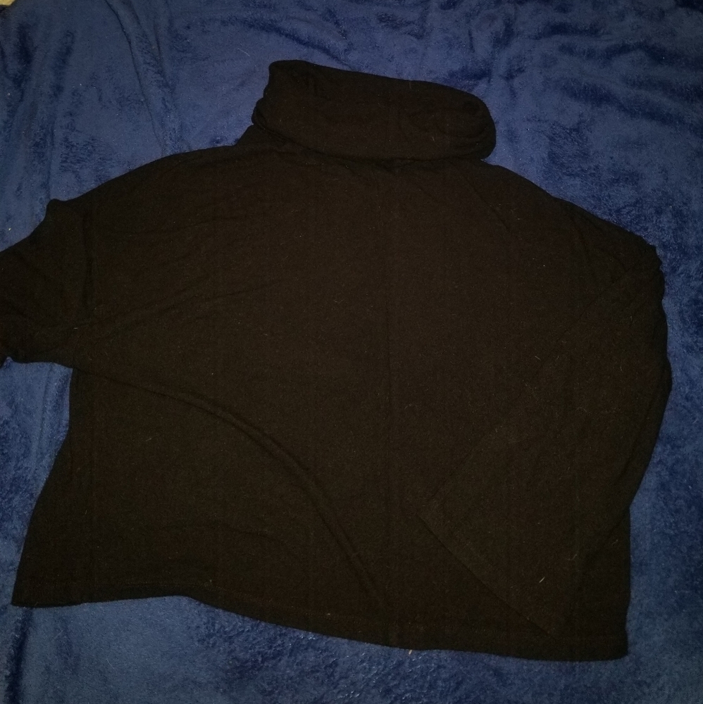 Soft Black Cowl Neck Sweater ~ Z Supply